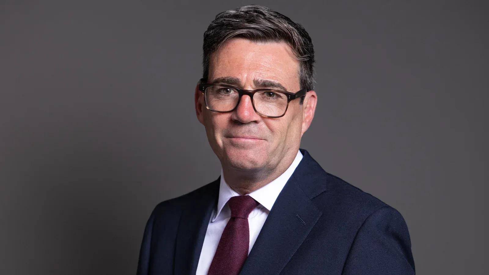 Official portrait of Andy Burnham MP, 13 July 2026. Photo by the House of Commons, CC BY 3.0, via Wikimedia Commons.