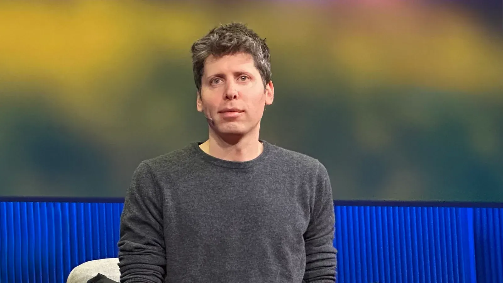 Sam Altman on the TED stage in April 2025. Photo by Steve Jurvetson, CC BY 2.0, via Wikimedia Commons.